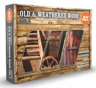 Old & Weathered Wood Vol.1 Acrylic Paint Set (6 Colors) 17ml Bottles #AKI11673