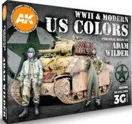 WWII & Modern US Colors Personal Mixes by Adam Wilder Acrylic Paint Set (18 Colors) #AKI11763