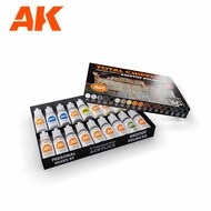  AK Interactive  NoScale AK Interactive Total Chipping Kristof Pulinckx (18 Colors Set) AKI11767