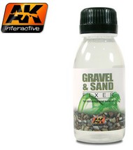  AK Interactive  NoScale Gravel & Sand Fixer Enamel 100ml Bottle AKI118