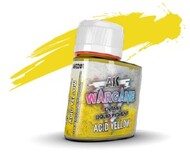  AK Interactive  NoScale Wargame Liquid Pigment: Acid Yellow Enamel 35ml Bottle AKI1201