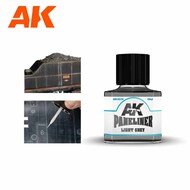  AK Interactive  NoScale Light Grey Paneliner AKI12019