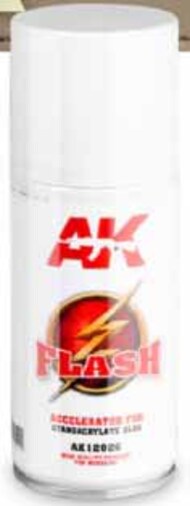  AK Interactive  NoScale Flash Accelerator for Cyanoacrylate Glue 150ml Spray* AKI12026