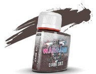  AK Interactive  NoScale Wargame Liquid Pigment: Dark Grit Enamel 35ml Bottle AKI1211