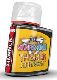  AK Interactive  NoScale Wargame: Fruit Scent Mineral Thinner 125ml Bottle for Enamel/Oil AKI1235