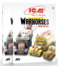  AK Interactive  Books ICM- How to Paint & Weather WWII Trucks Warhorses Book AKI130011