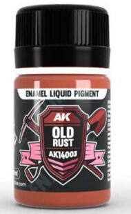 Old Rust Liquid Pigment Enamel 35ml Bottle AKI14003