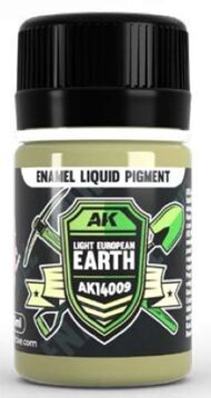 Light European Earth Liquid Pigment Enamel 35ml Bottle AKI14009