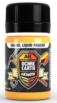 Ochre Earth Liquid Pigment Enamel 35ml Bottle AKI14010