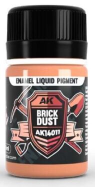 Brick Dust Liquid Pigment Enamel 35ml Bottle AKI14011