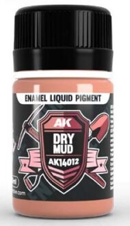 Dry Mud Liquid Pigment Enamel 35ml Bottle AKI14012