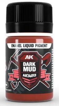 Dark Mud Liquid Pigment Enamel 35ml Bottle AKI14013