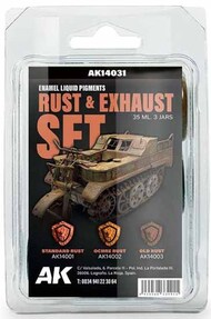 "Rust & Exhaust Liquid Pigment Enamel Set (14001, 14002, 14003) AKI14031