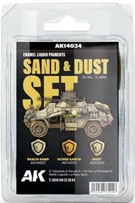 "Sand & Dust Liquid Pigment Enamel Set (14007, 14010, 14014) AKI14034