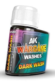  AK Interactive  NoScale Wargame Washes: Dark Enamel 35ml Bottle AKI14202