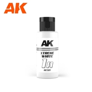  AK Interactive  NoScale Dual Exo: 1A Xtreme White Acrylic Paint 60ml Bottle AKI1501
