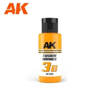  AK Interactive  NoScale Dual Exo: 3B Fusion Orange Acrylic Paint 60ml Bottle AKI1506
