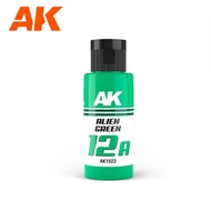  AK Interactive  NoScale Dual Exo: 12A Alien Green Acrylic Paint 60ml Bottle AKI1523