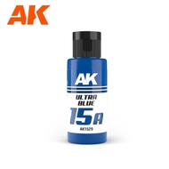 AK Interactive  NoScale Dual Exo: 15A Ultra Blue Acrylic Paint 60ml Bottle AKI1529