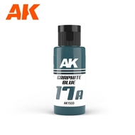  AK Interactive  NoScale Dual Exo: 17A Graphite Blue Acrylic Paint 60ml Bottle AKI1533