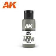  AK Interactive  NoScale Dual Exo: 18B Ncc Grey Acrylic Paint 60ml Bottle AKI1536
