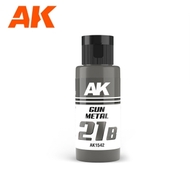  AK Interactive  NoScale Dual Exo: 21B Gun Metal Acrylic Paint 60ml Bottle AKI1542