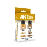  AK Interactive  NoScale Dual Exo: Auryn & Gold Eclipse Acrylic Paint Set 60ml Bottles AKI1564