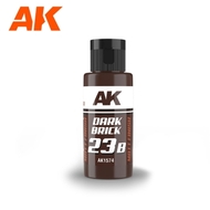  AK Interactive  NoScale Dual Exo Scenery: 23B Dark Brick Acrylic Paint 60ml Bottle AKI1574