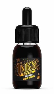  AK Interactive  NoScale Inks: Wood Brown Acrylic 30ml Bottle AKI16001