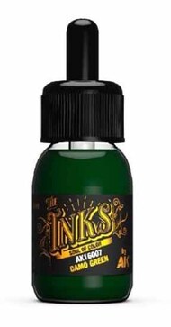 Inks: Camo Green Acrylic 30ml Bottle #AKI16007