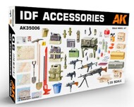  AK Interactive  1/35 IDF Accessories (Plastic Kit) (New Tool) - Pre-Order Item* AKI35006