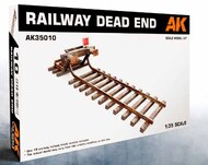  AK Interactive  1/35 Railway Dead End 7.5" Long Track Section w/Buffer Stop AKI35010