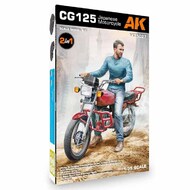 CG125 Japanese Motorcycle (Plastic Kit) #AKI35027