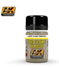  AK Interactive  NoScale Dust & Deposit Light Dust Enamel Paint 35ml Bottle AKI4062