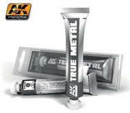  AK Interactive  NoScale True Metal Wax Dark Aluminum 20ml Tube AKI456