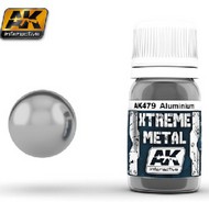 Xtreme Metal Aluminum Metallic Paint 30ml Bottle #AKI479