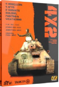  AK Interactive  Books 4X2 Book: T34, Sturm IV, Jumbo, Cromwell AKI4801
