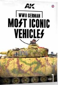  AK Interactive  Books WWII German Most Iconic SS Vehicles Vol. 1 Book (Hardback) AKI514