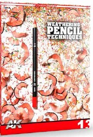  AK Interactive  Books Learning Series 13: Weathering Pencil Techniques Book AKI522