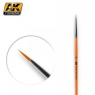  AK Interactive  NoScale Size 5/0 Synthetic Round Brush AKI600