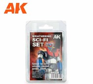  AK Interactive  NoScale Weathering Sci-Fi Enamel Paint Set (636, 637, 638) AKI639