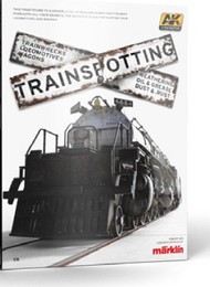  AK Interactive  Books Trainspotting: Trainwrecks, Locomotives & Wagons Book AKI696