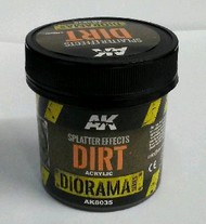 Diorama Series: Splatter Effects Dirt Acrylic 100ml Bottle #AKI8035