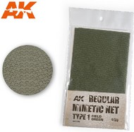  AK Interactive  NoScale Camouflage Net Type 1 Field Green* AKI8066