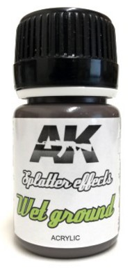  AK Interactive  NoScale Splatter Effects Wet Ground Acrylic 35ml Bottle AKI8087