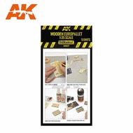 AK Interactive  1/35 Laser Cut Wooden Europallet AKI8227