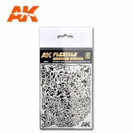  AK Interactive  NoScale Flexible Airbrush Stencil for 1/20, 1/24, 1/35 AKI9079