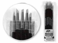  AK Interactive  NoScale Medium Tip Medium Size Silicone Brushes (5) AKI9086
