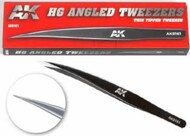 HG Angled Thin Tipped Tweezers #AKI9161