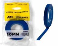  AK Interactive  NoScale Blue Masking Tape for Curves 10mm AKI9185